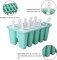 Popsicle Molds -10 Pieces Easy Release - Reusable BPA Free Silicone Ice Pop Molds Maker With Silicone Funnel & Cleaning Brush